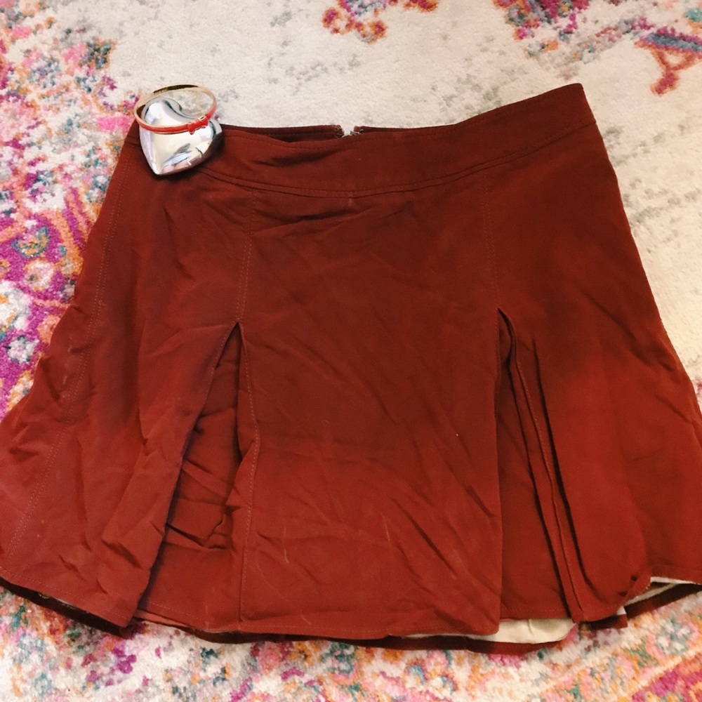 Free People Red Skirt